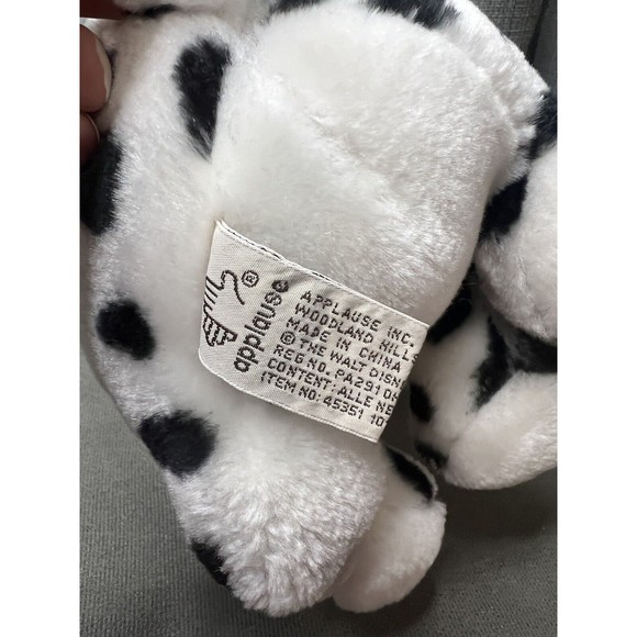 VTG Applause Walt Disney 101 Dalmatians Patch 12” Plush Dog Stuffed Animal Toy - Picture 6 of 10